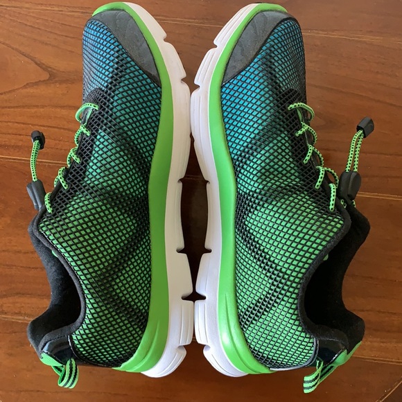 Dr. Comfort Katy Athletic Shoe Green/Turquoise - Picture 4 of 10